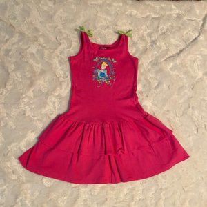 Disney Pink Cinderella Sun Dress Girl's Size 7/8